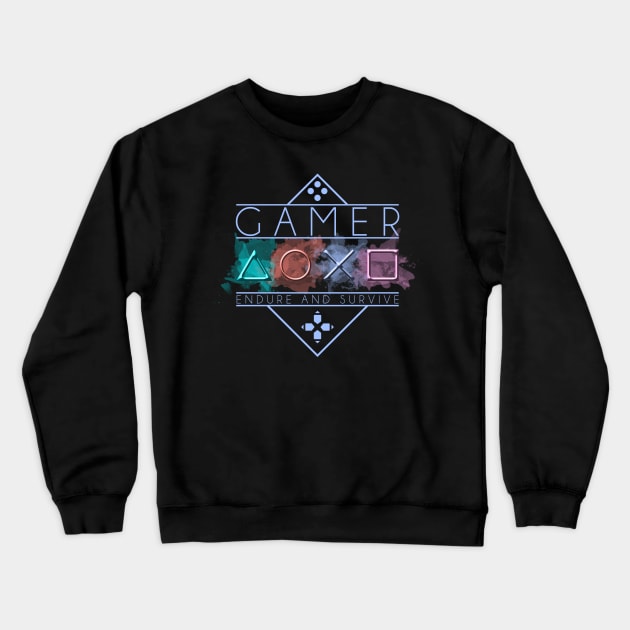 Gamer Crewneck Sweatshirt by Bomdesignz